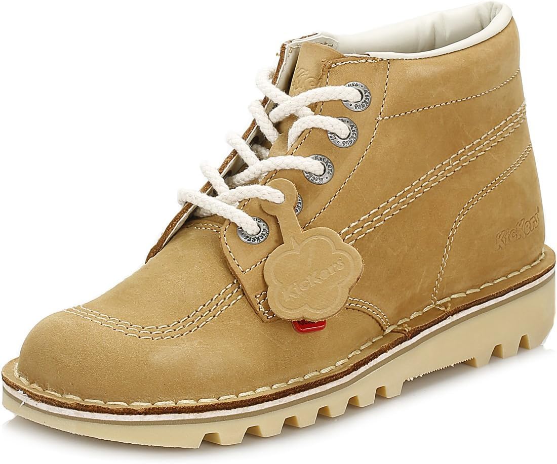 Kickers Kick Hi Women's Brown/Natural Nubuck Boots