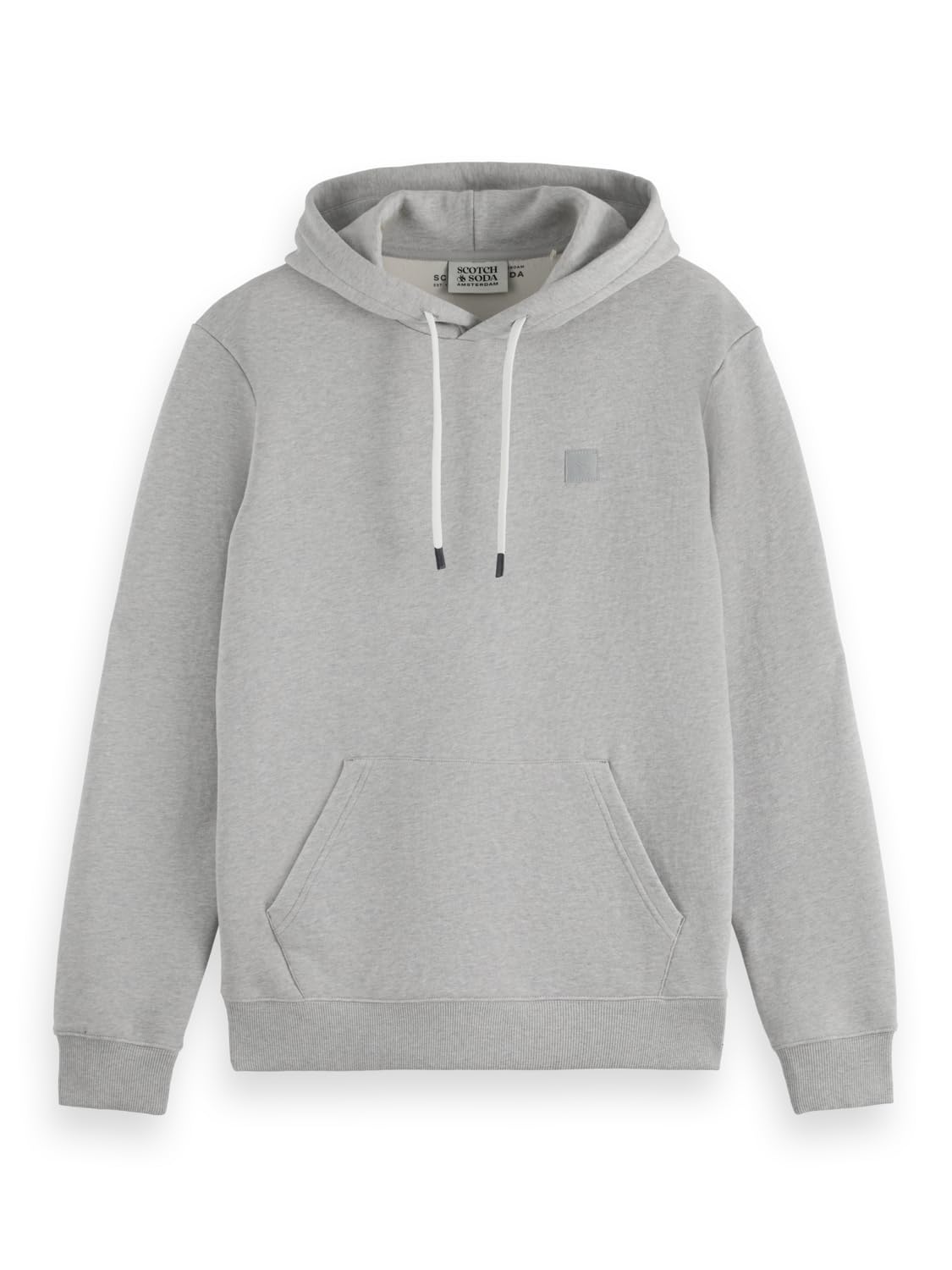 Scotch & Soda Essential Badge Logo Hooded Sweatshirt Men's Hooded Sweatshirt