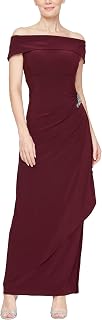 Alex Evenings Long Sleeveless And Short Sleeve Sequin Dresses Women's Special Occasion Dress (Pack of 1)