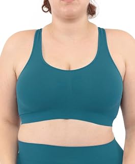 LEELA LAB Plus Size Women's Bralette, Wirefree Bra Ensures Support Without Tightening, Made with Seamless Seamless Technology - Made in Italy