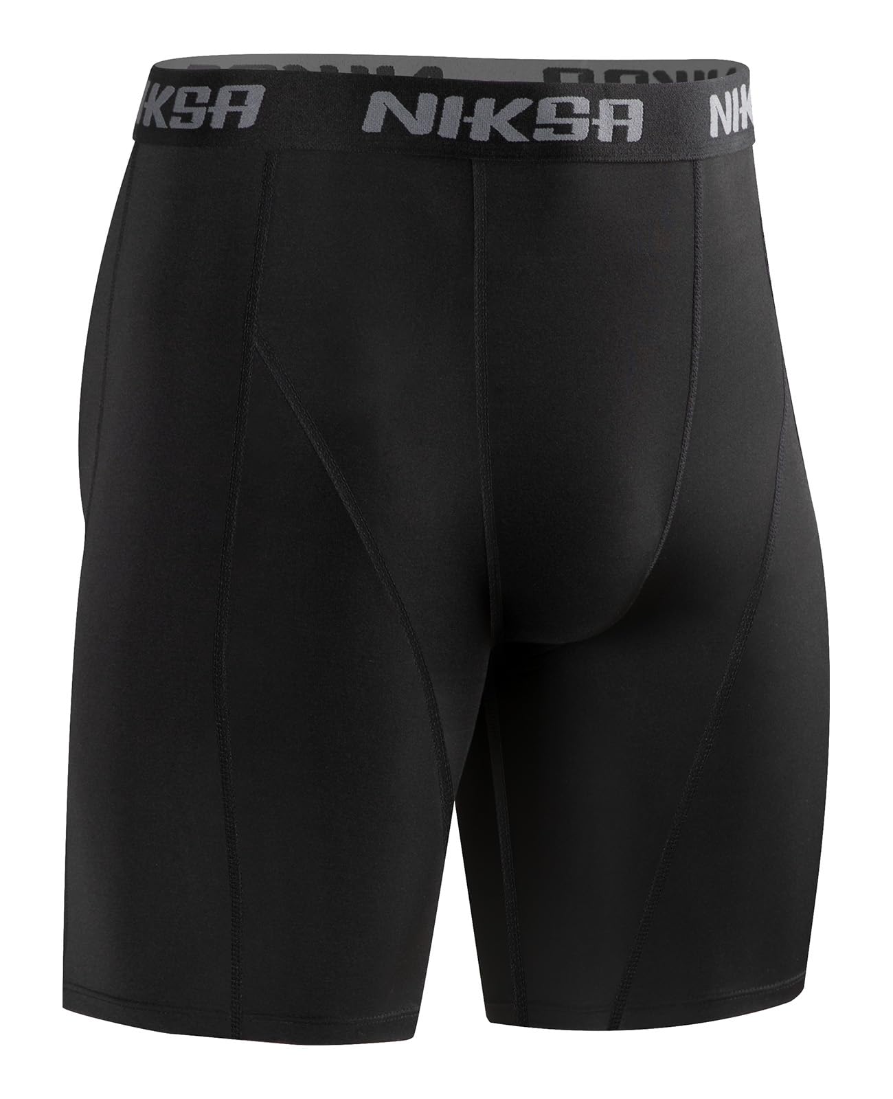 Niksa Men's 3-Piece Compression Running Tights Sports Shorts
