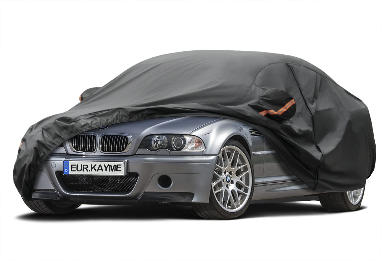 Kayme 7 Layers Car Cover Waterproof Breathable,Outdoor Full Cover Rain Sun UV Du