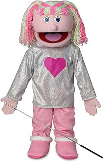 25" Kimmie, Pink Girl, Full Body, Ventriloquist Style Puppet