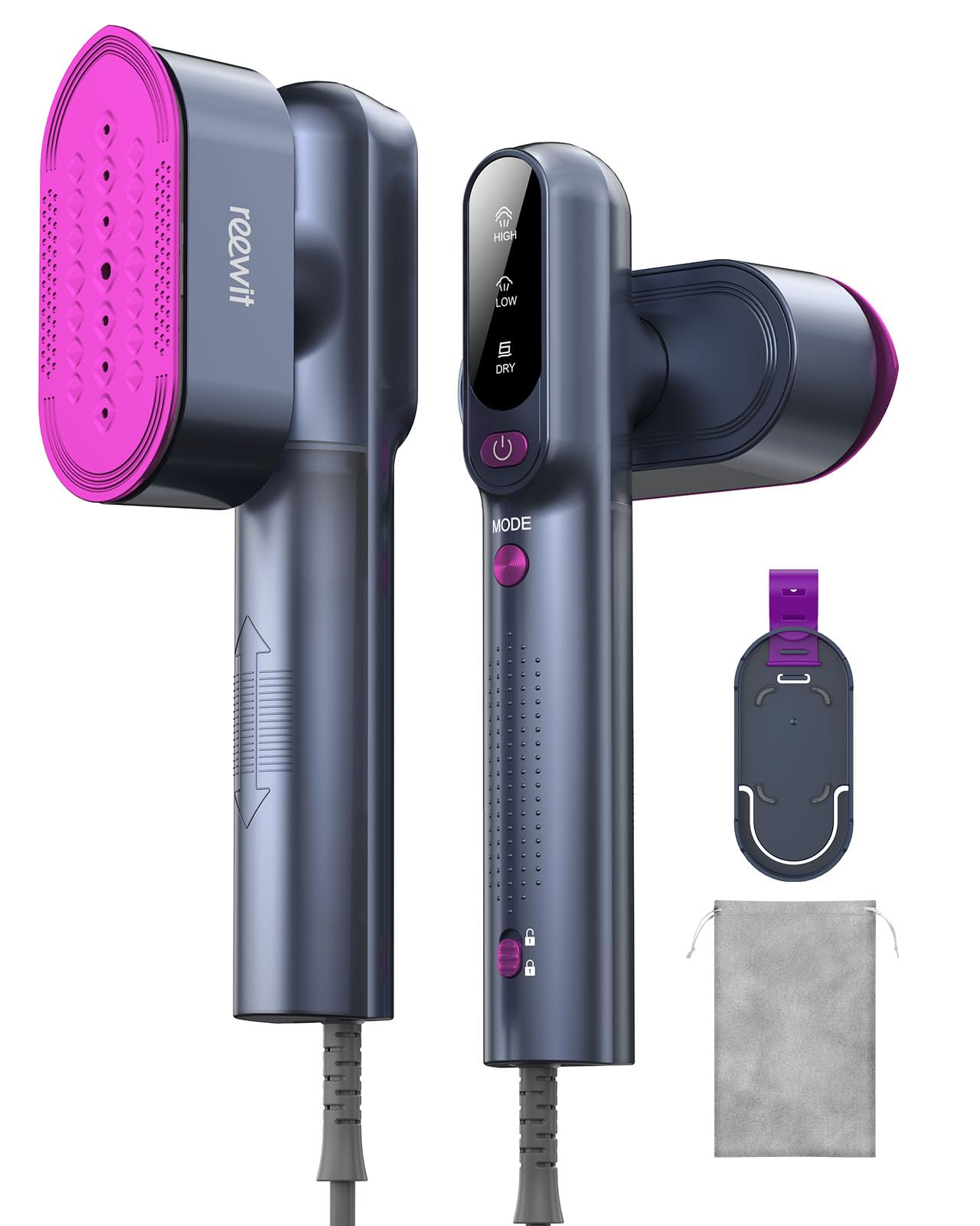 Travel Steamer for Clothes,100-240V Travel Steamer & Iron 2 in 1 with Fast Heat-