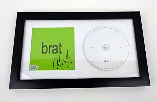 Brat CD Signed Autographed by Charli Charlotte XCX Framed PSA/DNA COA A