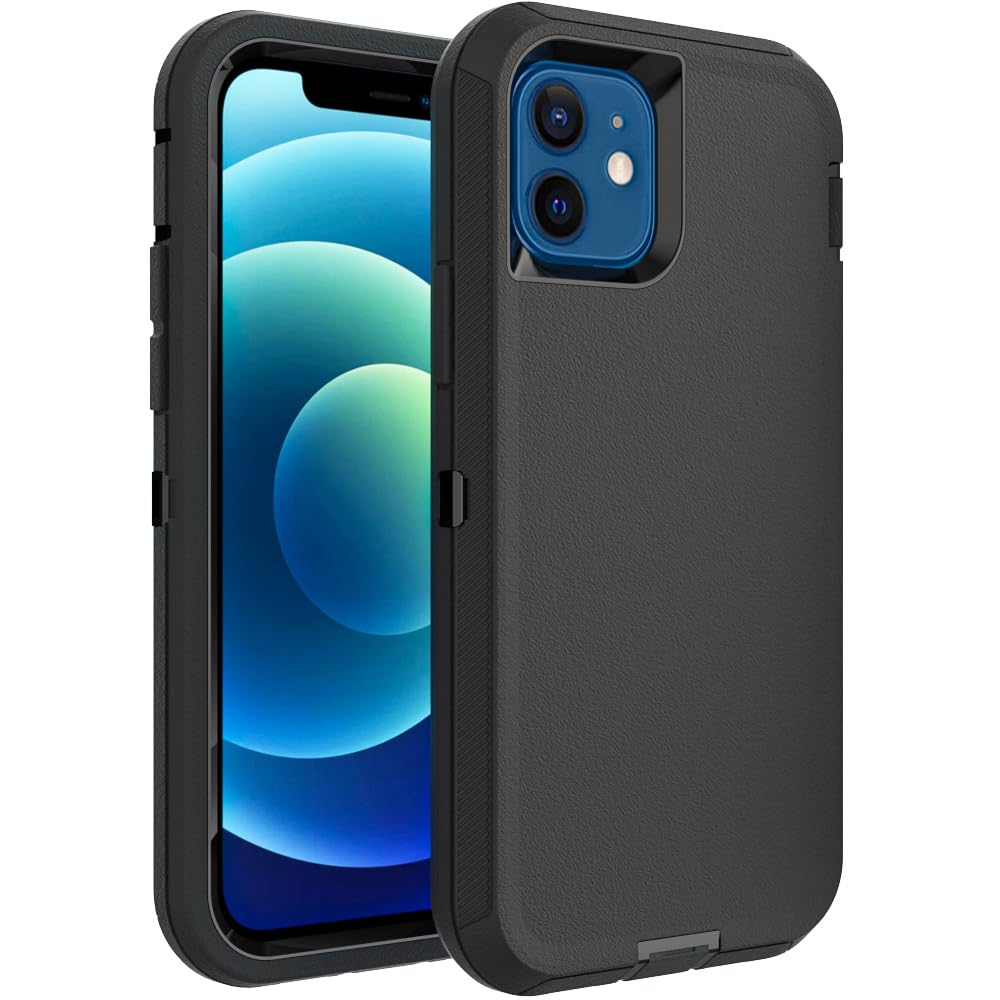 Case for iPhone 12 mini, Heavy-Duty Tough Rugged Shockproof Drop Protective Cove