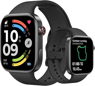 XIAOMI Redmi Watch 6, smartwatch Men and Women, 24 days, Black | 2.07" Display, Heart, Sleep and Stress Monitor, 150+ Sports, GPS, 5ATM, Android and iOS