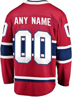 PECTNK Custom Mens Home Beliveau Price Hockey Jersey Player Long Sleeves