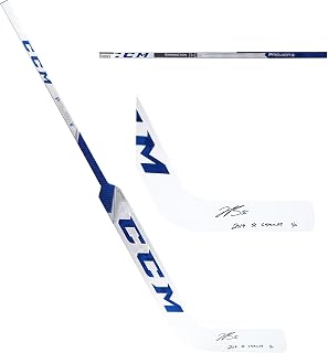 Jordan Binnington St. Louis s Autographed CCM Game-Model Hockey Stick with "2019 SC Champs" Inscription - Limited Edition of 10 - Autographed NHL Sticks