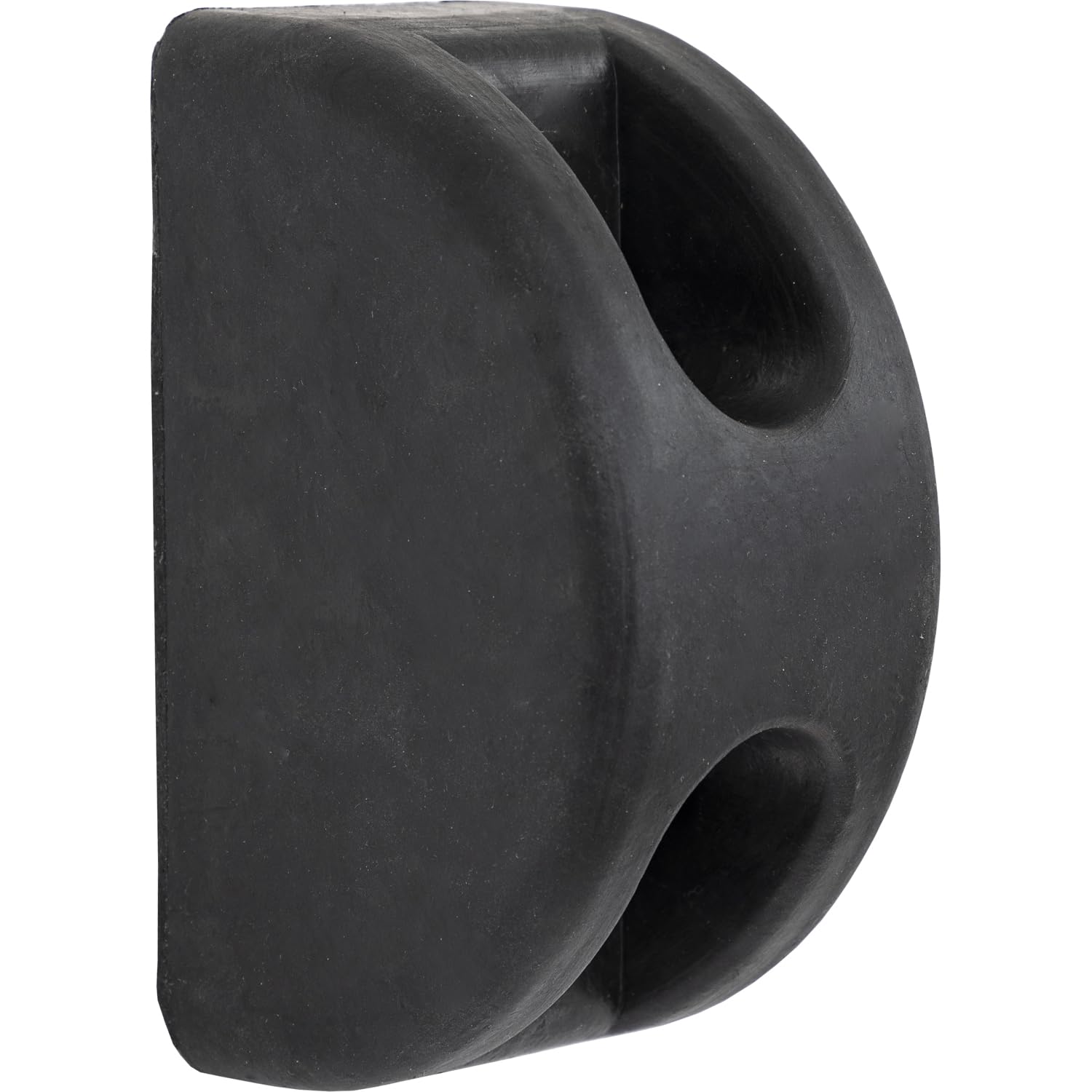 Buyers Products B5801 Molded D-Shaped Rubber Bumper, 3 X 3-1/2 X 6 Inch, Single 