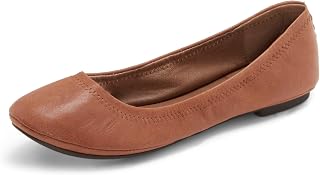 Lucky Brand Women's Emmie Ballet Flat, Comfortable Slip-On Shoes
