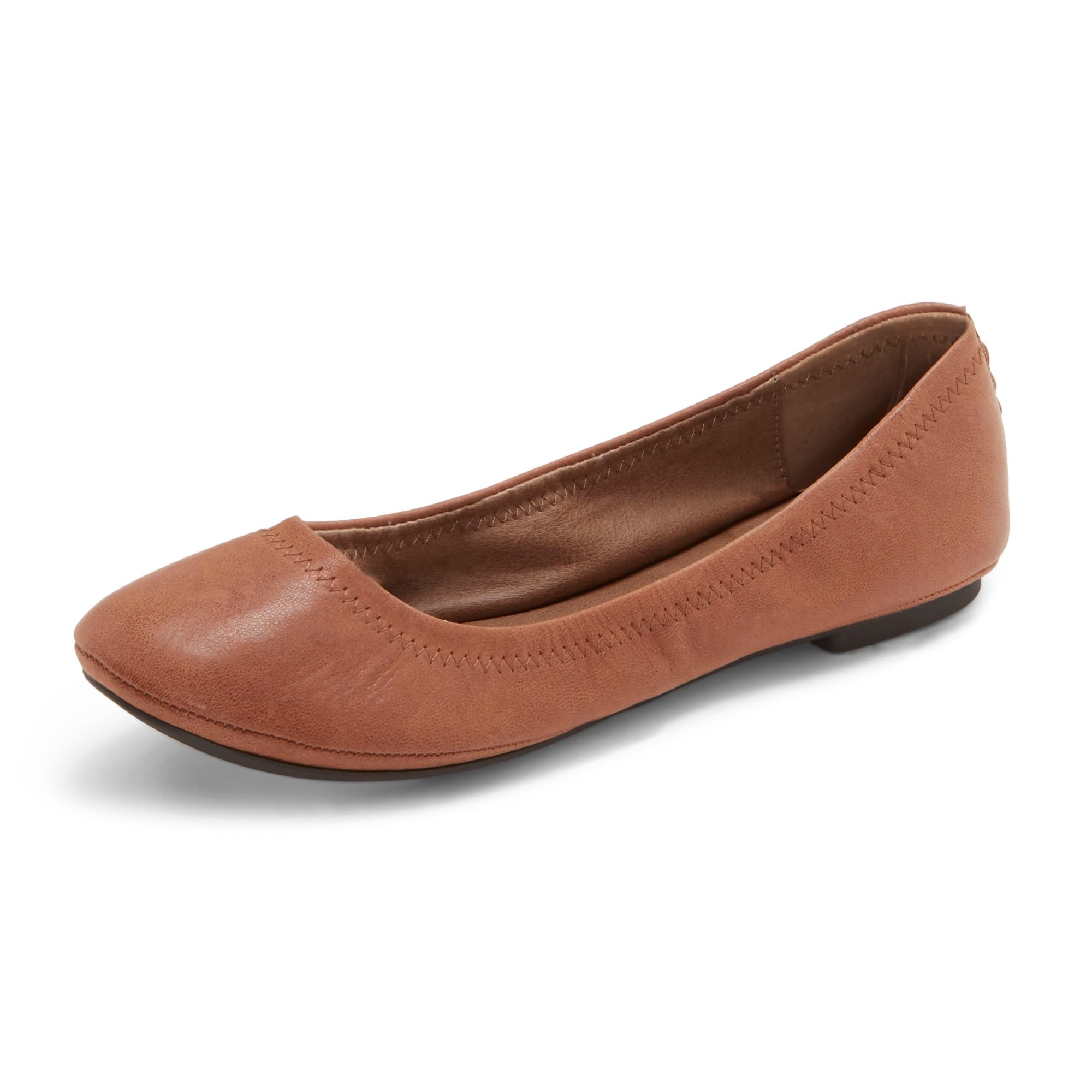 Lucky Brand Women's Emmie Ballet Flat, Comfortable Slip-On Shoes