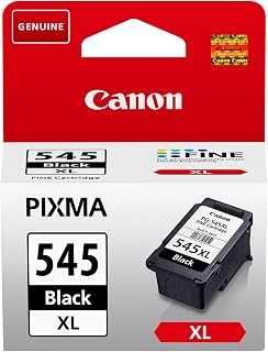 Canon Ink - PG-545XL High Yield Genuine Black Printer Ink Cartridge - Prints Up to 400 A4 Pages (1 x Cartridge)