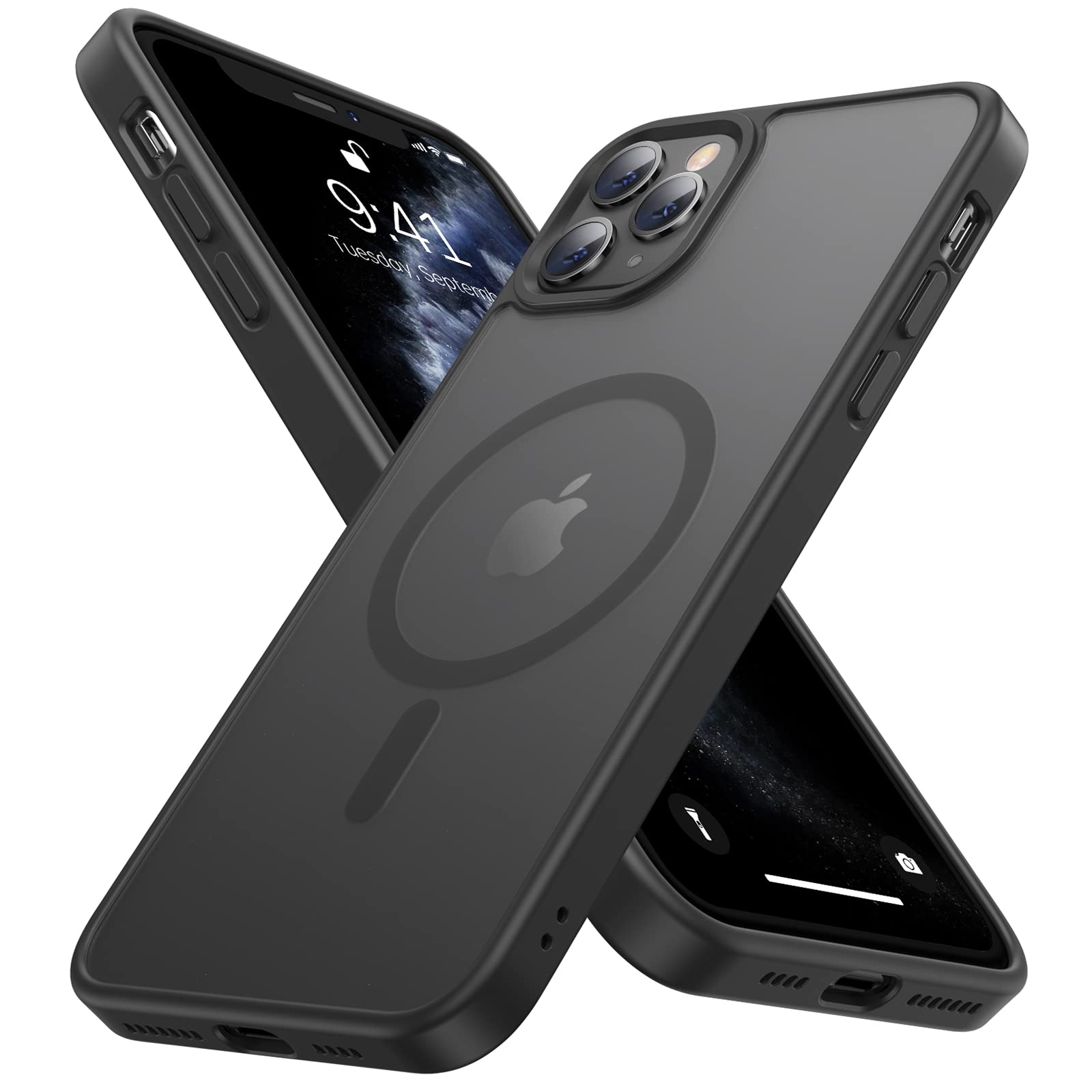 Strong Magnetic Phone Case for iPhone 11 Pro Max, [MagSafe Compatibility] Shockp