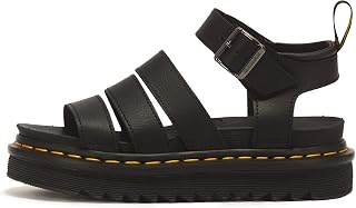 Dr. Martens Women's Authentic Zebrilus Olson Sandals MILLED NAPPA Sandals