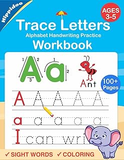 Trace Letters: Alphabet Handwriting Practice workbook for kids: Preschool writing Workbook with Sight words for Pre K, Kindergarten and Kids Ages 3-5. ... Words & Math for Preschool & Kindergarten)
