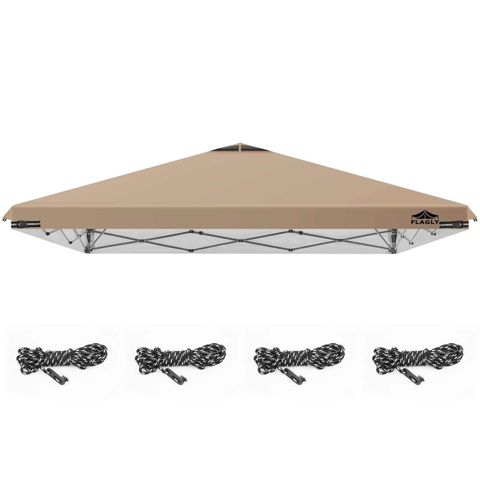 10x10ft Replacement Canopy Top with Air Vent, Waterproof & UV Protection Canopy 