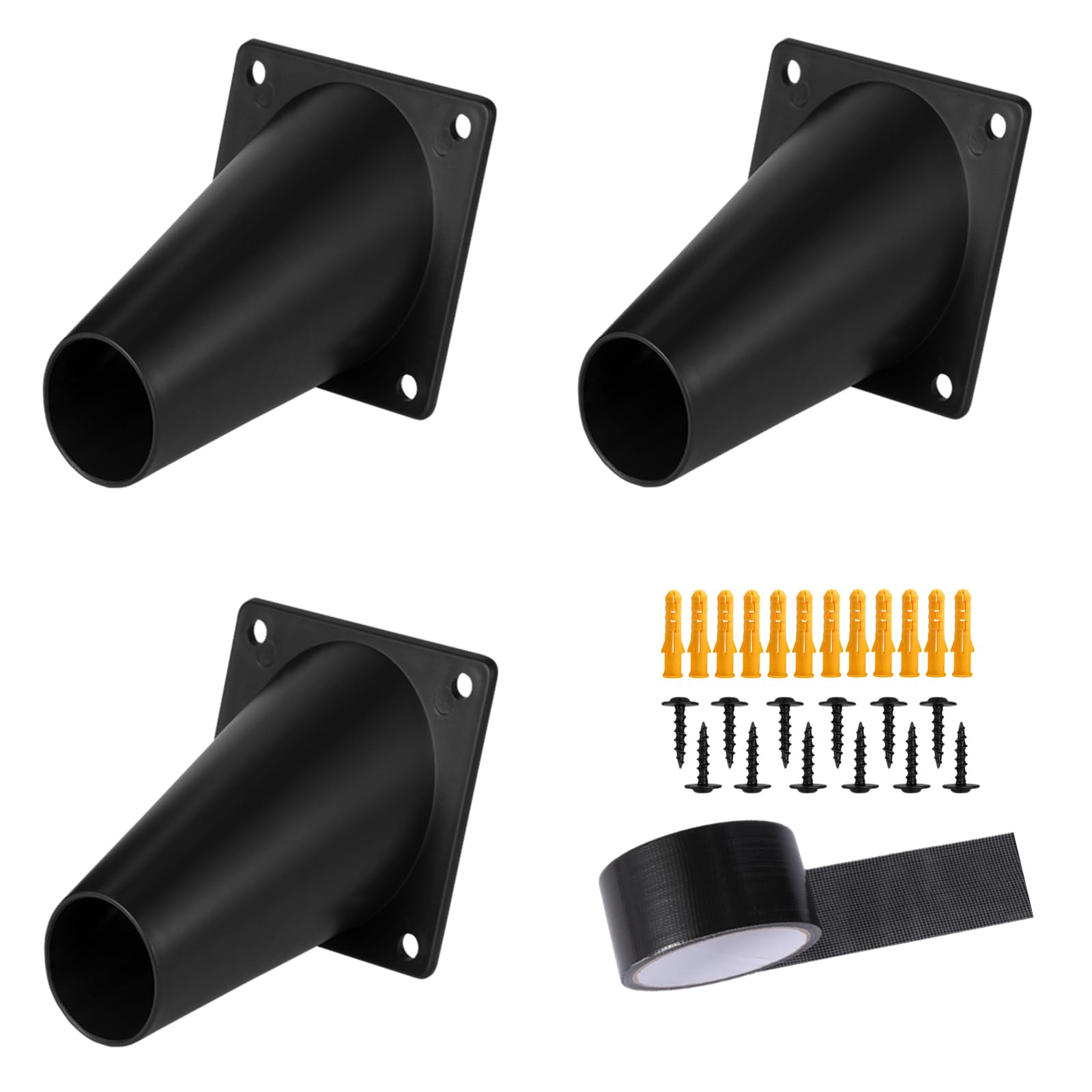One Way Bat Door, Bat Exclusion Device for House, Bat Cone | 3 Pack, Contains Du