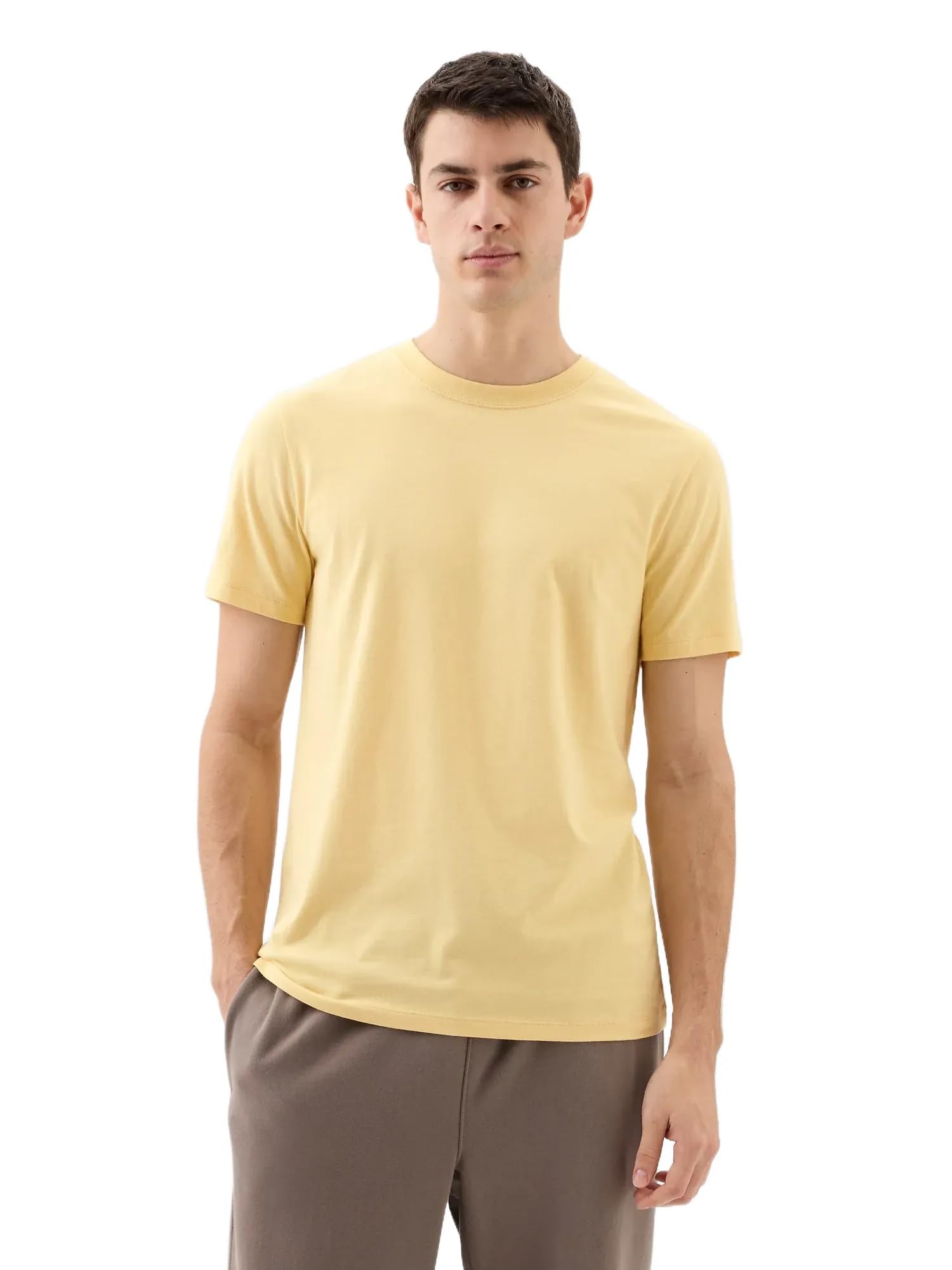 GAP Men's V-Everyday Soft Crew Stripe T-Shirt