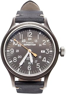Timex Men's Expedition Scout 40mm Leather Strap Watch