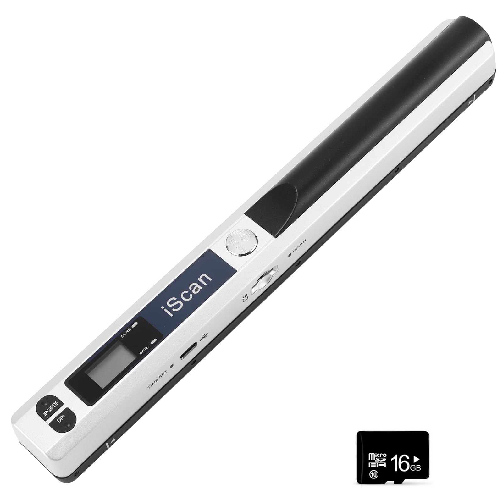 AOZBZ Portable Document Scanner, White 900DPI Hand Held USB Image Scanner A4 Col