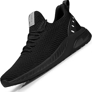 Feethit Men's Slip On Walking Shoes Blade Tennis Shoes Non Slip Running Shoes Lightweight Workout Shoes Breathable Mesh Fashion Sneakers