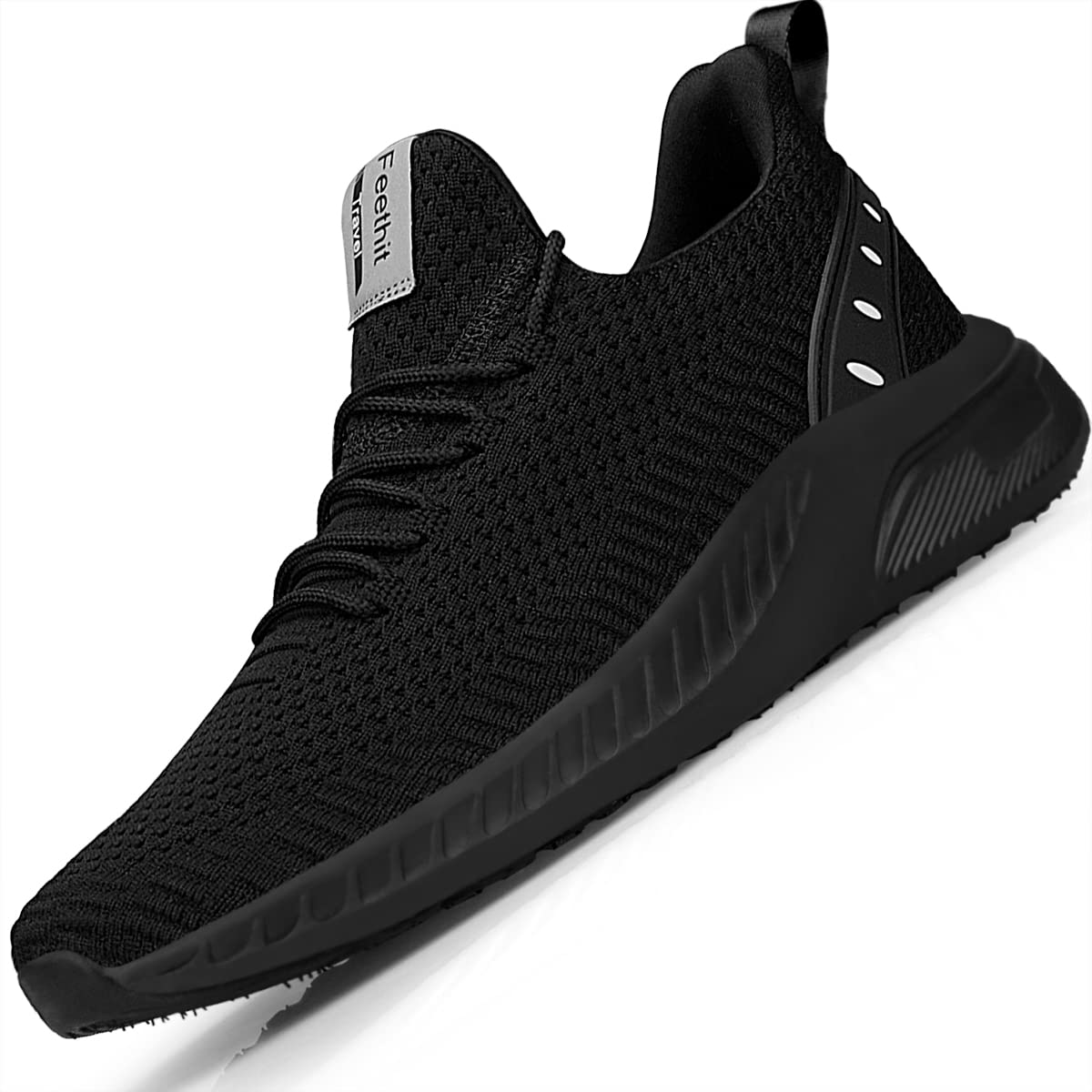 Feethit Men's Slip On Walking Shoes Blade Tennis Shoes Non Slip Running Shoes Li