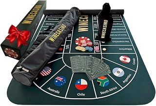 Educational Blind Wine Tasting Game: Friends & Team Building, 3+ Players | 70x35 Mat