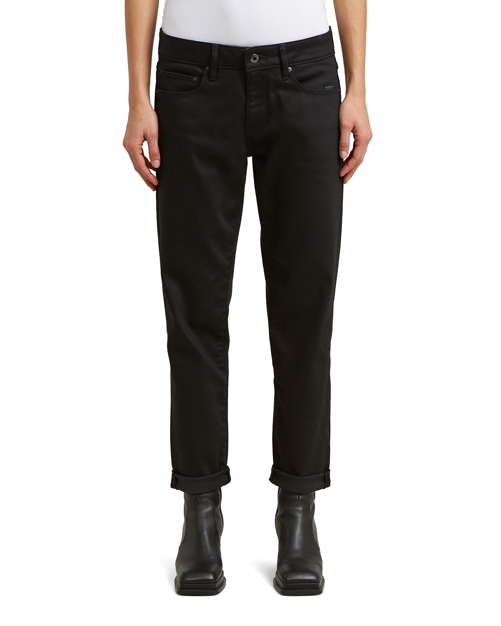 G-STAR Women's Kate Boyfriend Jeans, Black (Neo Black Denim D15264-e652-j380), 2