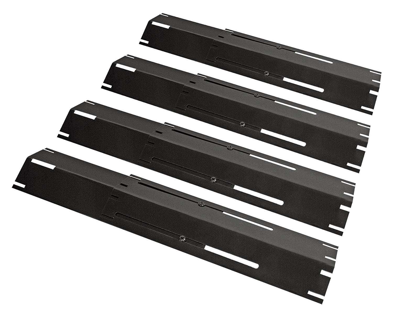 Unicook 4 Pack Adjustable Gas Grill Heat Plates, 11.75-21 In L x 3.75 In W | Hea