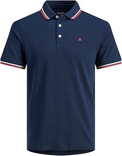 JACK & JONES Polo Plain Shirt Collar Polo