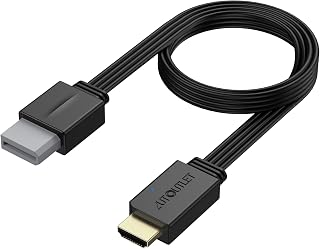AUTOUTLET Wii to HDMI Converter Cable 4FT/120cm, Wii HDMI Adapter with HDMI Male Output, Plug and Play Wii to HDMI Cable for Nintendo Wii/Wii U to HDTV Monitor Projector, Supports 480i/480p/576i