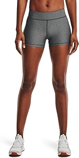 Under Armour Women's HG Armour Mid Rise Shorty, Breathable Sports Shorts, Quick-Drying Sports Trousers with Compression