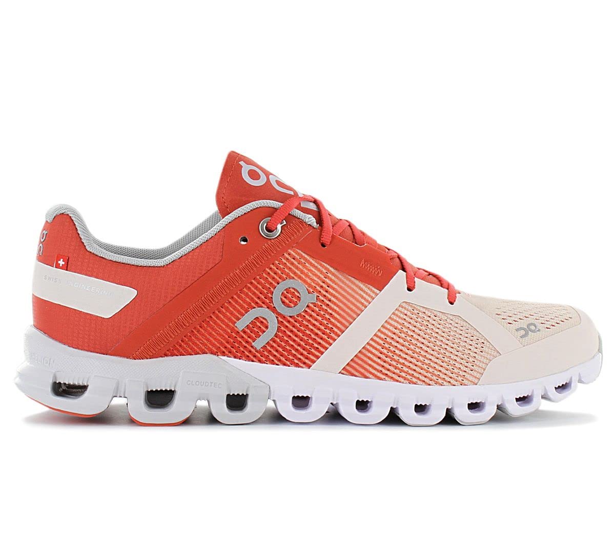 On Cloudflow Rust/Rose Women's Running Shoes Size 4
