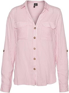 VERO Moda Women's Vmbumpy L/S Shirt New Noos Blouse (Pack of 1)