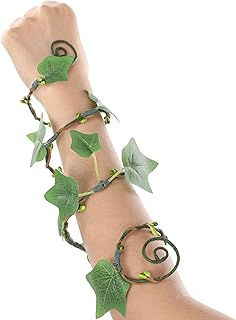 Renaissance Fairy Ivy Arm Wrap - 1 PC Woodland Bracelet Elf Poison Ivy Costume Fantasy Forest Mother Nature Costume Halloween Medieval Wood Nymph Cosplay Aesthetic Accessories for Adult Women