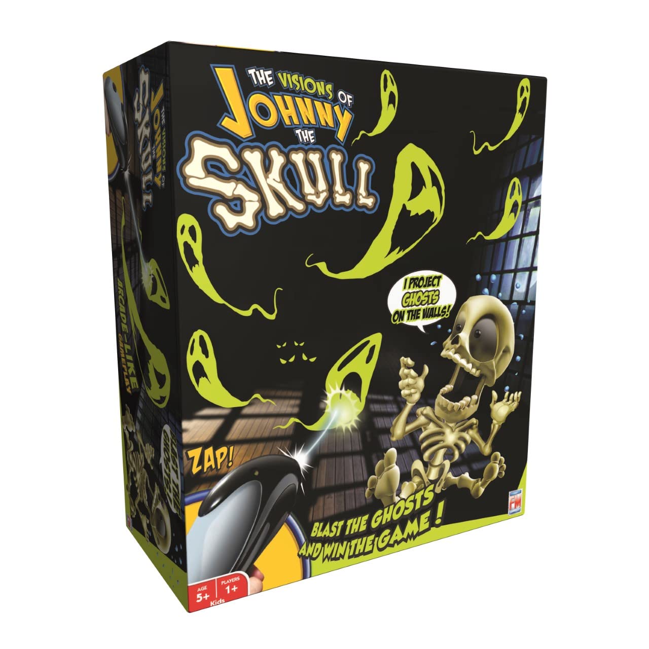 Fotorama Johnny The Skull Ghost Blasting Projector Game | for Kids Ages 6 and Up