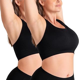 SHAPERMINT 女性用スポーツブラ - 女性用ワークアウトブラ、プラスサイズスポーツブラ、女性用ワークアウトトップス ハイサポート