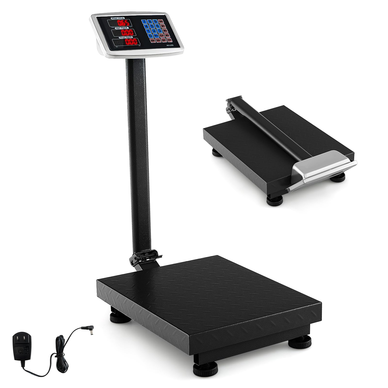 Giantex 660lbs Weight Computing Digital Scale Floor Platform Scale for Weighing 