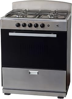 Magnificent Chef 30" Gas Range, 4.0 Cu Ft Space Saver Oven, Stainless Steel | 2 Ultra-Fast & 2 Fast Burners, Cast Iron Grates, LP/NG Ready MGR30DNM54TDB | Delivery Included & 2-Year Warranty