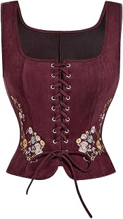 GORGLITTER Women's Western Cowgirl Rodeo Country Concert Outfits Vest Tops