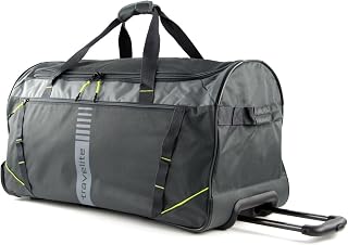 travelite Trolley Duffel Wheeled Duffel Bag Medium Soft Suitcase BASICS ACTIVE Wheeled Travel Duffel Bag Sports Design 28 Inch 86 Litres