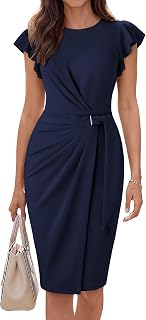 GRACE KARIN Women's Business Casual Midi Dress Church Work Bodycon Dresses