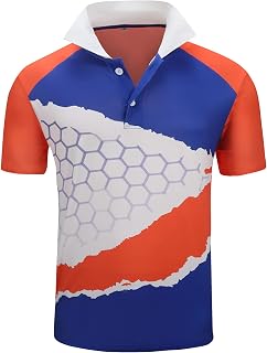 SCODI Men's Golf Polo Short Sleeve Tactical Casual Tennis Polo Shirt