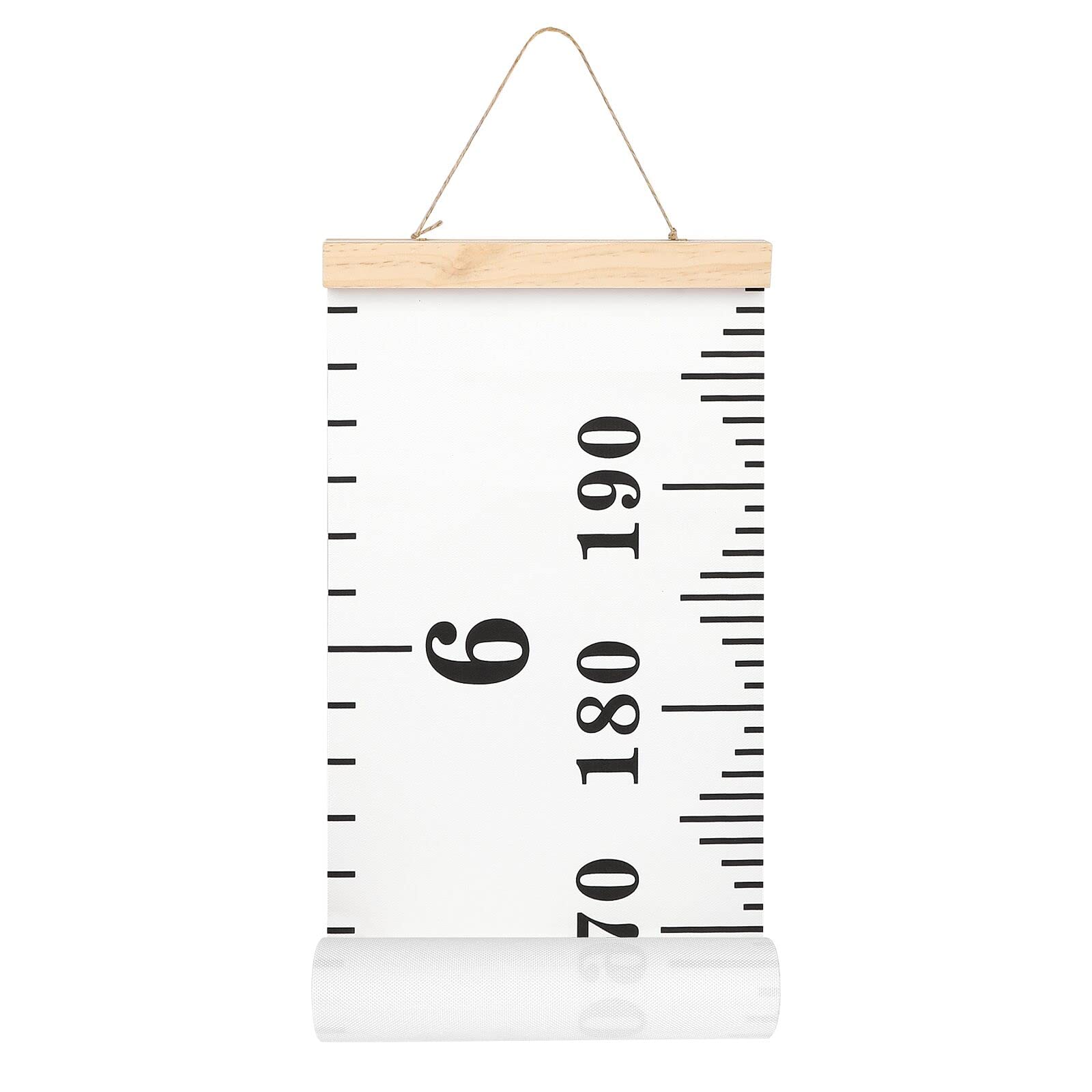 MIBOTE Growth Height Chart for Kids, Removable 79"x7.9" (Black & White)