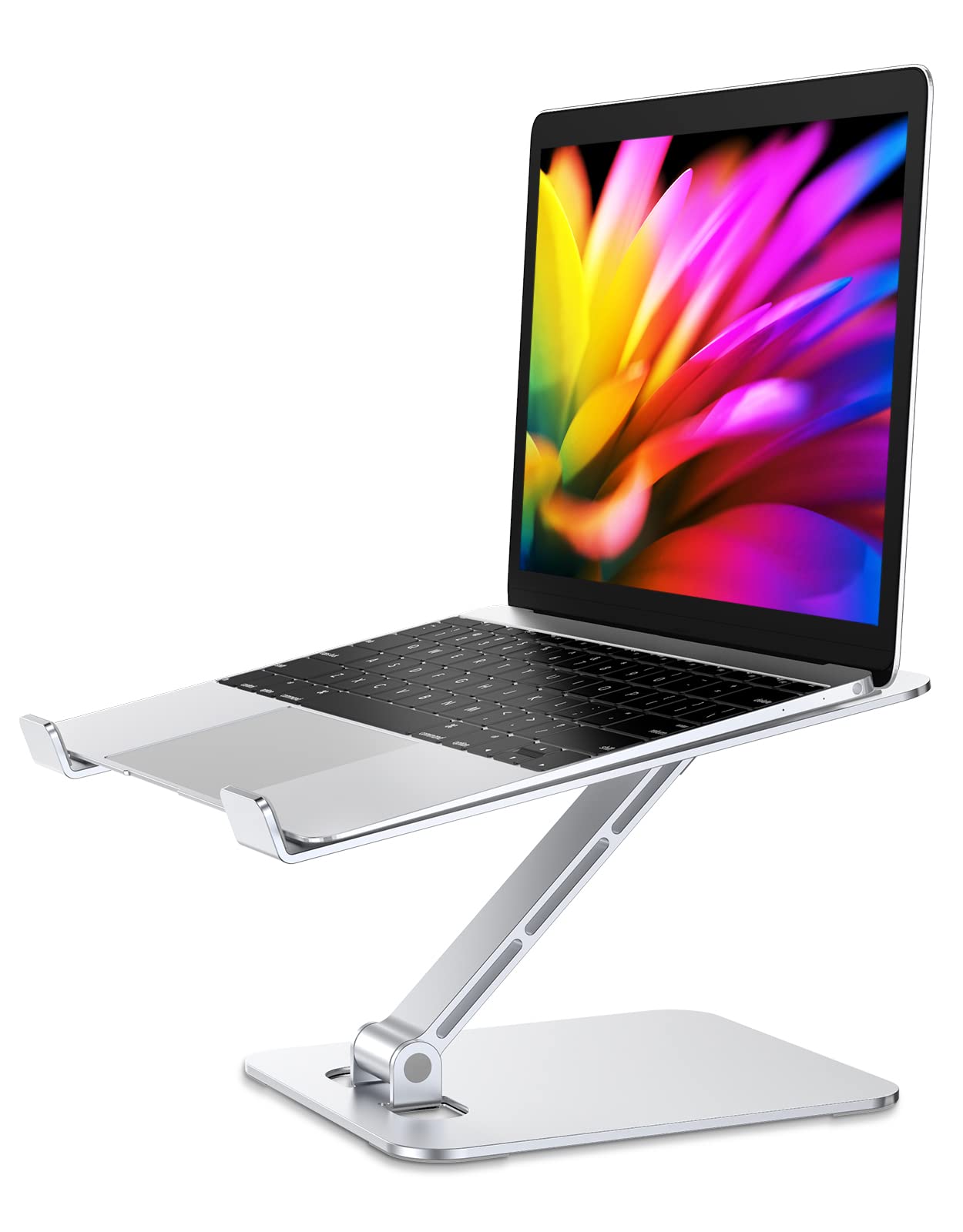 Babacom Laptop Stand, Ergonomic Foldable Computer Stand Adjustable Height | Vent