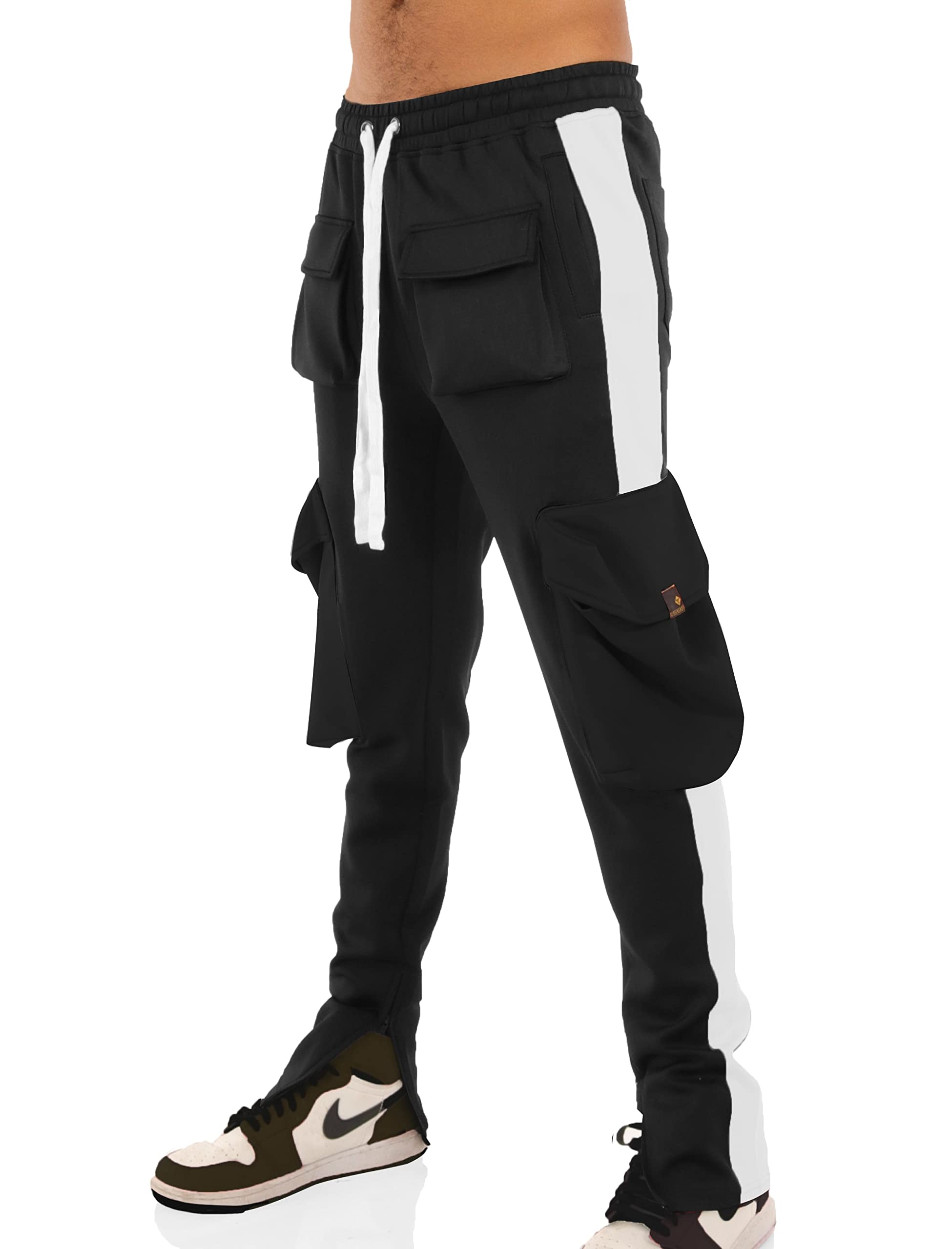 SCREENSHOT-Track Pants Basic Mens Premium Slim Fit Athletic Fitness Fashion Urba