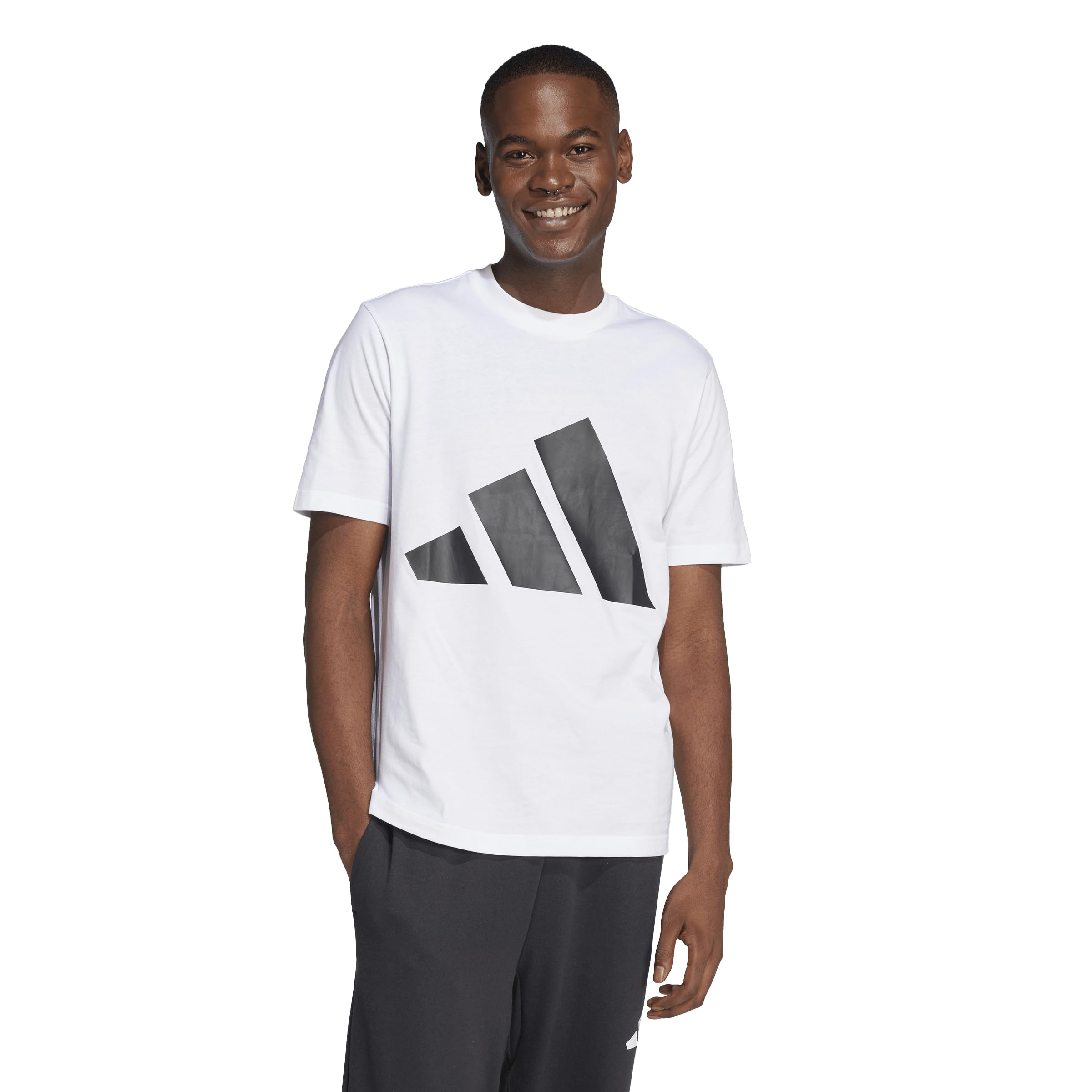 Adidas Men's Essentials Big Logo Single Jersey Tee