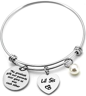 Sister Gifts The Greatest Gift Our Parents Ever Gave Us Was Each Other Bangle Bracelet Sister Jewelry
