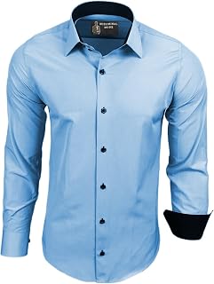 Subliminal Mode Men's Long Sleeve Shirt | Regular Fit | Comfortable and Easy to Care | Ideal for Office and Casual Outing